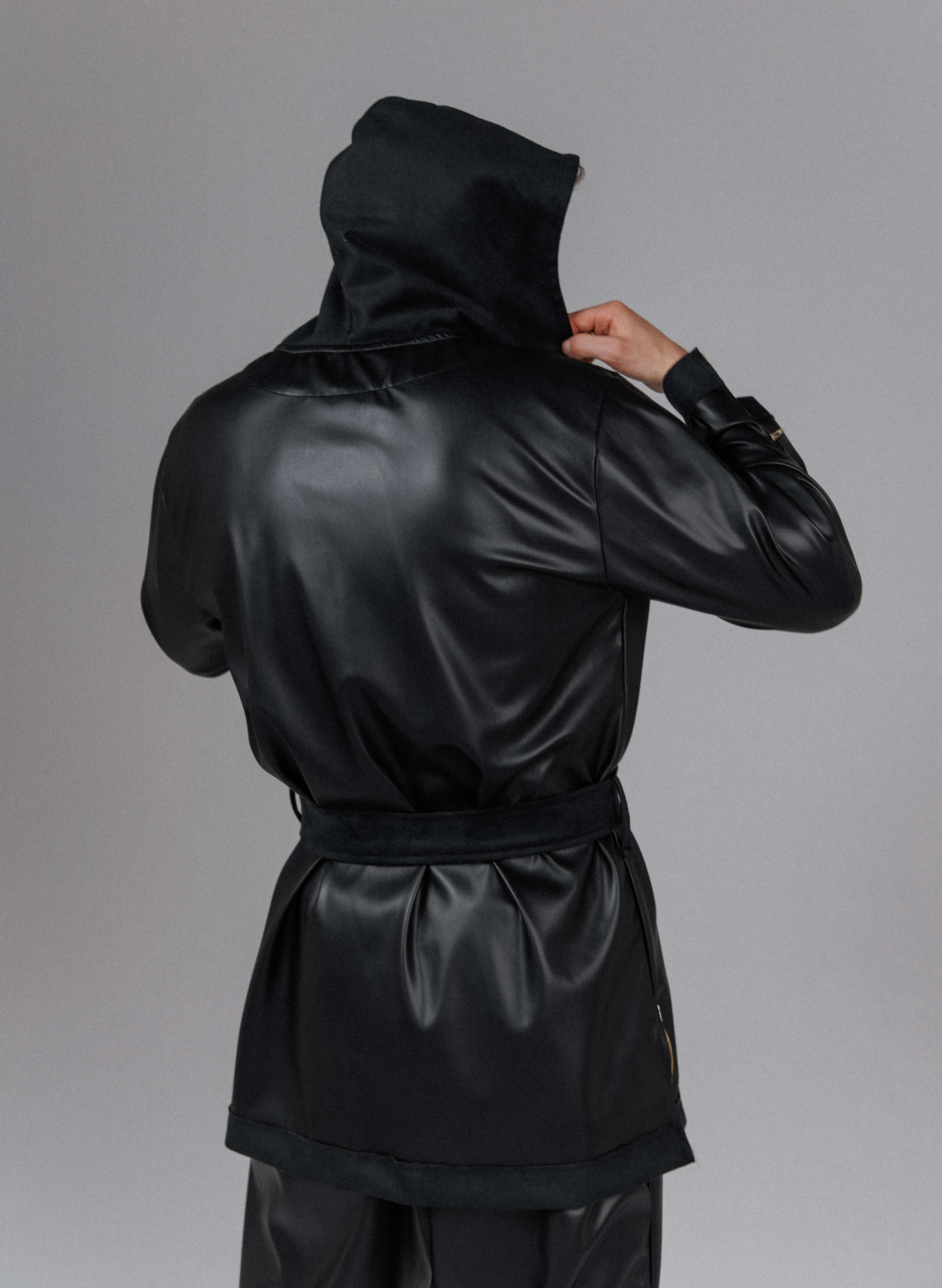 Eclipse Men's Hooded Leather Set - Image 4