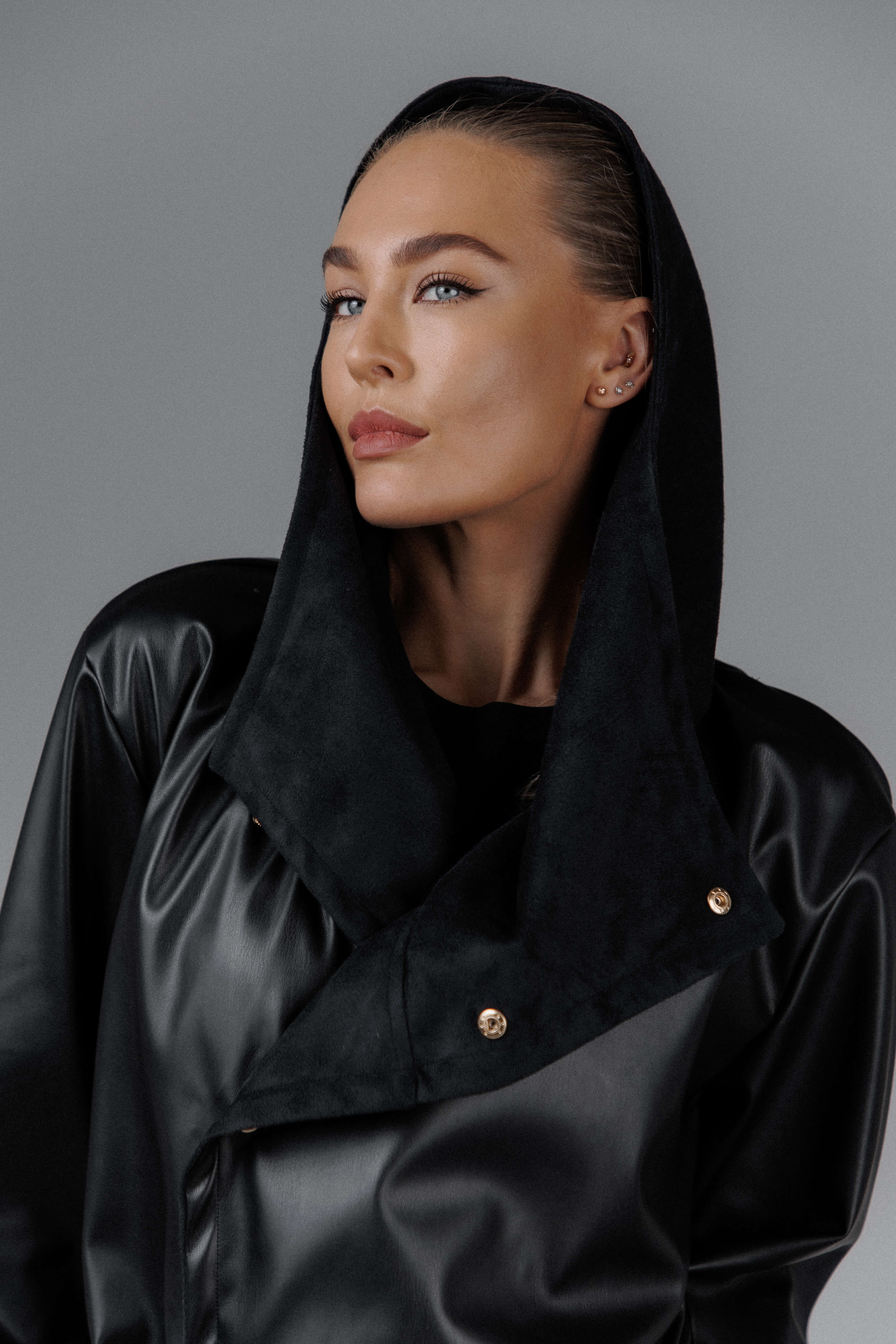 Eclipse Women's Hooded Leather Top - Image 6